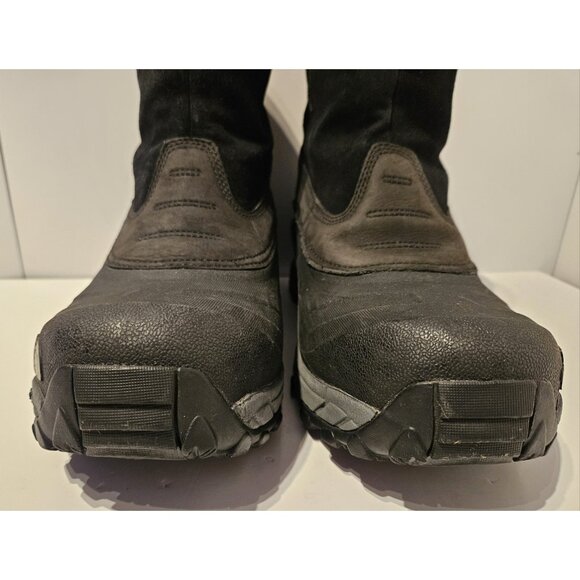 NorthFace Black Slip-on Winter Insulated Boots Heat Seeker 200 Gram Mens Size 12 - Picture 7 of 15